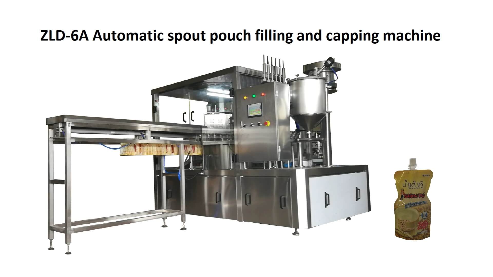 2019-4-25, zld-6a automatic spout pouch filling and capping machine